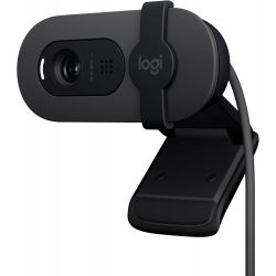 LOGITECH BRIO 100, 720p 1080p, 2MP photos, micro intégré - noire - 960-001585