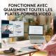 LOGITECH BRIO 100, 720p, 2MP photos, micro intégré - 960-001585