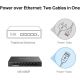 Switch MERCUSYS MS108GP, 8 ports 1000Mb - 7 Ports PoE+