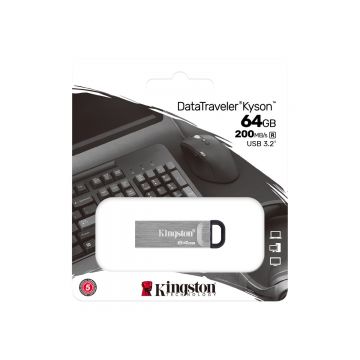 Clé USB 64Go KINGSTON USB3.2 Gen1 Kyson - DTKN/64GB