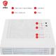 MSI MAG FORGE 320R AIRFLOW - Blanc - 306-7G23W21-HH9