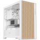 Moyenne tour iTek Woody - 2x USB3 + 1x USB-C, sans alimentation, ventilateur arrière 120mm - Blanc - ITGCAWO28W