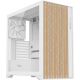 Moyenne tour iTek Woody - 2x USB3 + 1x USB-C, sans alimentation, ventilateur arrière 120mm - Blanc - ITGCAWO28W
