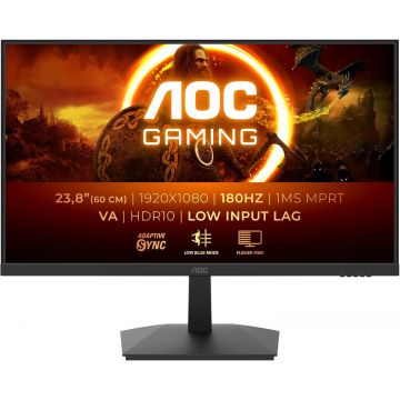 Moniteur 24" AOC G24G15N - 1ms - 180Hz - DP/HDMI