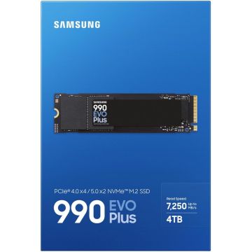 SSD 4To NVMe Samsung 990 Evo PCI Express 5.0 x4 (MZ-V9S4T0BW)