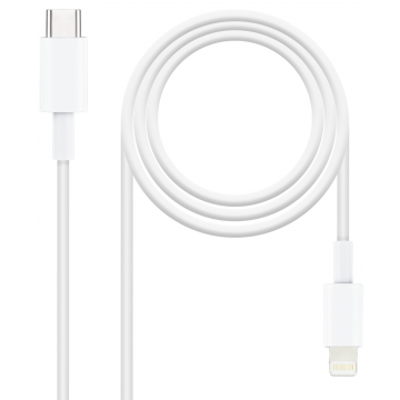 Câble USB-C - Lightning NANOCABLE - 1 mètre - 10.10.0601