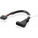 Câble USB3 20pins mâle vers USB2 femelle