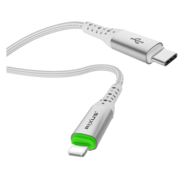Câble Lightning USB-C RIXUS - 1m - RXUC21L