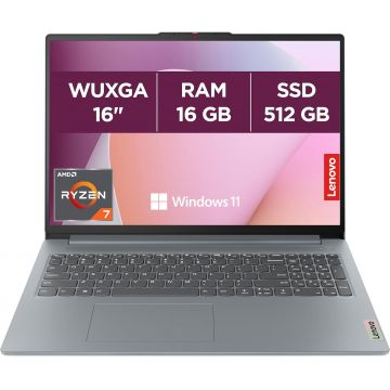 Lenovo IdeaPad Slim 3 16ABR8, Ryzen 7 5825U, 16Go, SSD 512Go, 15.6" FHD, Win 11 - 82XR00BEFR