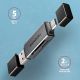 Lecteur de Cartes USB USB-C 3.2 Axagon CRE-DAC