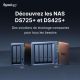 Serveur NAS Synology DS725+, pour 2 HDD SATA, Raid