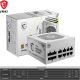 Alimentation 850w MSI Mag A850GL PCIe5 80+ GOLD - ATX3.1 - PCI-E 5.0 - blanche - 306-7ZP8A24-CE0