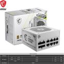 Alimentation 850w MSI Mag A850GL PCIe5 80+ GOLD - ATX3.1 - PCI-E 5.0 - blanche - 306-7ZP8A24-CE0