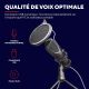 Microphone Trust GXT 232 Mantis Streaming avec trépied, USB