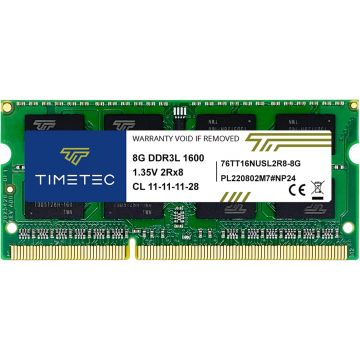 SODIMM 8Go DDR3L 1600 TimeTec - PC3L-12800 1.35V