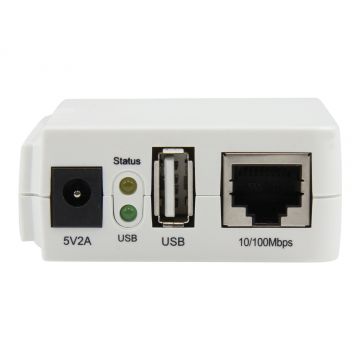 Serveur d'impression USB 2.0 sans fil N - 1 port Lan 10/100