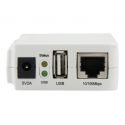 Serveur d'impression USB 2.0 sans fil N - 1 port Lan 10/100