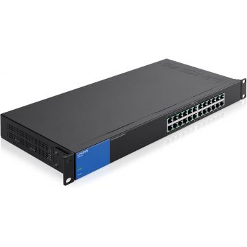 Switch LINKSYS LGS124P-EU, 24 ports Gigabit RJ45 - PoE