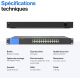 Switch LINKSYS LGS124P-EU, 24 ports Gigabit RJ45 - PoE