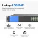 Switch LINKSYS LGS124P-EU, 24 ports Gigabit RJ45 - PoE