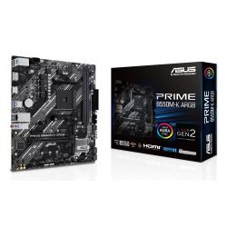 ASUS PRIME B550M-K ARGB, mATX, 2x DDR4, AM4