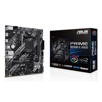 ASUS PRIME B550M-K ARGB, mATX, 2x DDR4, AM4
