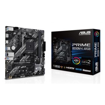 ASUS PRIME B550M-K ARGB, mATX, DDR4, AM4