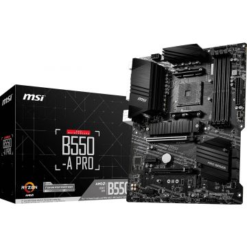 MSI B550-A PRO - 4xDDR4 - 2xPCIEX16 - 2xM.2 - ATX - 911-7C56-007