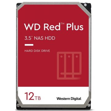 DD 3"1/2 12To WD Red Plus NASWARE SATA3 512Mo - WD120EFGX