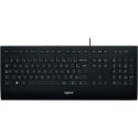 LOGITECH Corded Keyboard K280e, USB, noir