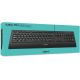 LOGITECH Corded Keyboard K280e, USB, noir