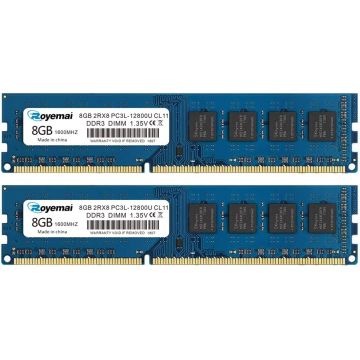 Kit 16Go : 2x 8Go DIMM DDR3L 1600Mhz Royemai