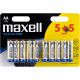 Piles LR06 AA, 1.5V, pack 10 - MAXELL 790253