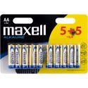 Piles LR06 AA, 1.5V, pack 10 - MAXELL 790253