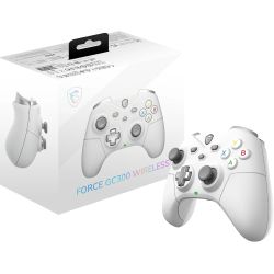 Gamepad MSI FORCE GC300 WIRELESS, blanche - S10-43G0230-EC4