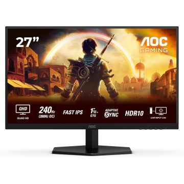 27" AOC Gaming G4 Q27G42ZE Quad HD, 0.3ms, 240Hz Gaming, Fast IPSS, HDMI DP