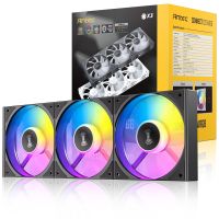 Lot de 3 ventilateurs Antec Connect, noir, ARGB