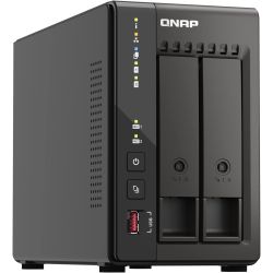 Serveur NAS QNAP TS-253E 8Go, CPU Atom 2.13Ghz, 2x DD SATA
