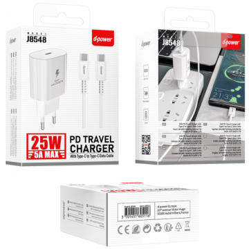 Chargeur USB-C 25W + câble USB-C