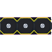 Kit de 3 ventilateurs Lian Li Uni Fan SL Wireless Reverse RGB - noir - G99.12RSL1W3B.00