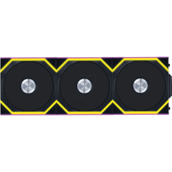 Kit de 3 ventilateurs Lian Li Uni Fan SL Wireless Reverse RGB - noir - G99.12RSL1W3B.00