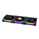 Kit de 3 ventilateurs Lian Li Uni Fan SL Wireless LCD Reverse RGB - noir - G99.12RSLLCD1W3B.00