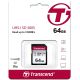 Secure Digital 64Go TRANSCEND 64Go UHS-I U3, pour appareil photo numérique - TS64GSDC300S