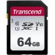 Secure Digital 64Go TRANSCEND 64Go UHS-I U3, pour appareil photo numérique - TS64GSDC300S