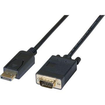 Câble Displayport vers VGA mâle, longueur 3m