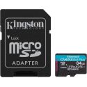 KINGSTON 64Go microSDXC Canvas Go Plus Gen4 200Mo/s A2 U3 V30 Card