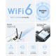 Carte WiFi MERCUSYS MA80XE Double Bande AX3000 - bluetooth 5.3