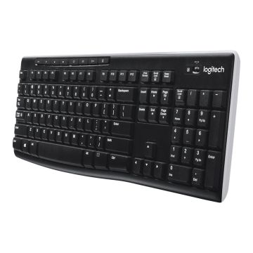 Clavier Logitech Wireless Keyboard K270 - sans fil - 2.4 GHz - azerty - 920-003748