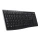 Clavier Logitech Wireless Keyboard K270 - sans fil - 2.4 GHz - azerty - 920-003748
