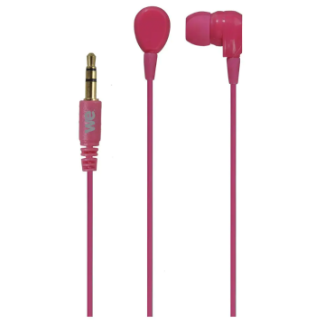 Ecouteurs fushia - 1.2m-jack 3.5mm
